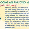 Cảnh báo được Công an phường Mỹ Thới (An Giang) nhằm tuyên truyền, khuyến cáo người dân. (Ảnh: TTXVN phát)