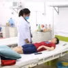 Các bệnh nhân đang điều trị tại Bệnh viện đa khoa vùng Tây Nguyên. (Nguồn: Nhân dân)