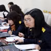 Hỗ trợ trực tuyến là một trong số các hình thức hỗ trợ người nộp thuế được cơ quan thuế thực hiện hiệu quả thời gian qua. (Ảnh: Phạm Hậu/TTXVN)