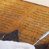 Một mảnh bản thảo Sách Thánh vịnh (Psalms Scroll) có niên đại 2.000 năm thuộc bộ sưu tập Cuộn sách Biển Chết. (Nguồn: Cơ quan Cổ vật Israel)