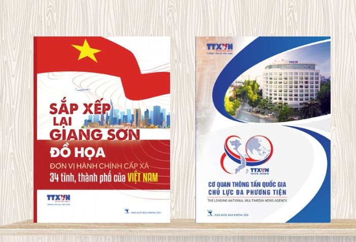 “Sắp xếp lại giang sơn-Đồ họa đơn vị hành chính cấp xã 34 tỉnh, thành phố của Việt Nam” là một trong những cuốn sách mới được xuất bản gần đây của Nhà xuất bản Thông tấn.