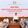 Phó Thống đốc Phạm Thanh Hà phát biểu tại họp báo. (Ảnh: Vietnam+)