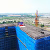 Tập đoàn Hòa Phát tổ chức lễ cất nóc 800 căn hộ nhà ở xã hội Khu công nghiệp Yên Mỹ II