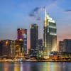 Vietcombank Tower tại Công trường Mê Linh, khu vực từng là cửa ngõ giao thương của Sài Gòn và ngày nay là một trong những lõi tài chính – thương mại quan trọng nhất Thành phố Hồ Chí Minh. (Ảnh: Vietnam+)