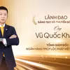 Ông Vũ Quốc Khánh - Tổng Giám đốc LPBank được vinh danh ở hạng mục “Lãnh đạo Sáng tạo và Chuyển đổi số”. (Ảnh: Vietnam+)