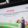 Ông Nguyễn Thanh Tùng - Chủ tịch Hội đồng quản trị Vietcombank khai mạc Hội nghị tổng kết công tác Đảng và hoạt động kinh doanh năm 2025, triển khai nhiệm vụ năm 2026. (Ảnh: Vietnam+)