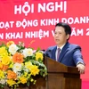 Ông Phạm Tiến Dũng - Phó Thống đốc Ngân hàng Nhà nước dự và phát biểu chỉ đạo Hội nghị. (Ảnh: Vietnam+)