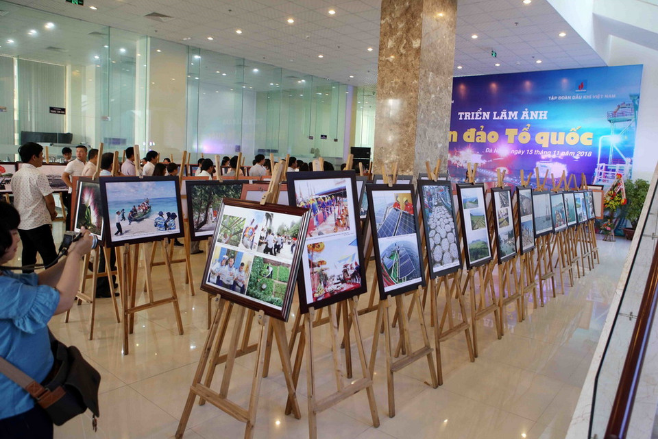 Một góc Triển lãm ảnh. (Ảnh: Trần Lê Lâm/TTXVN)