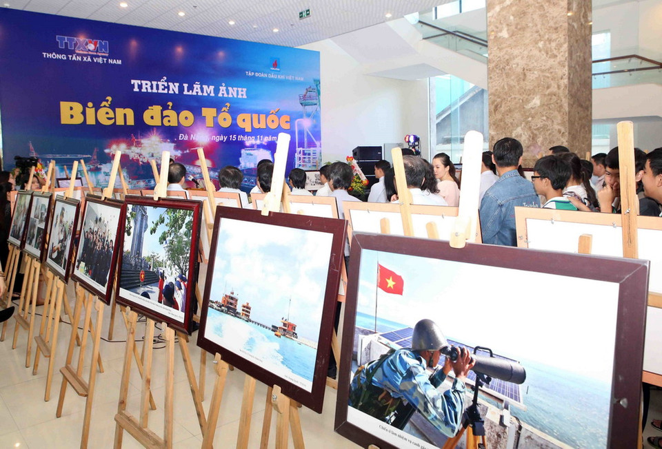 Một góc Triển lãm ảnh. (Ảnh: Trần Lê Lâm/TTXVN)