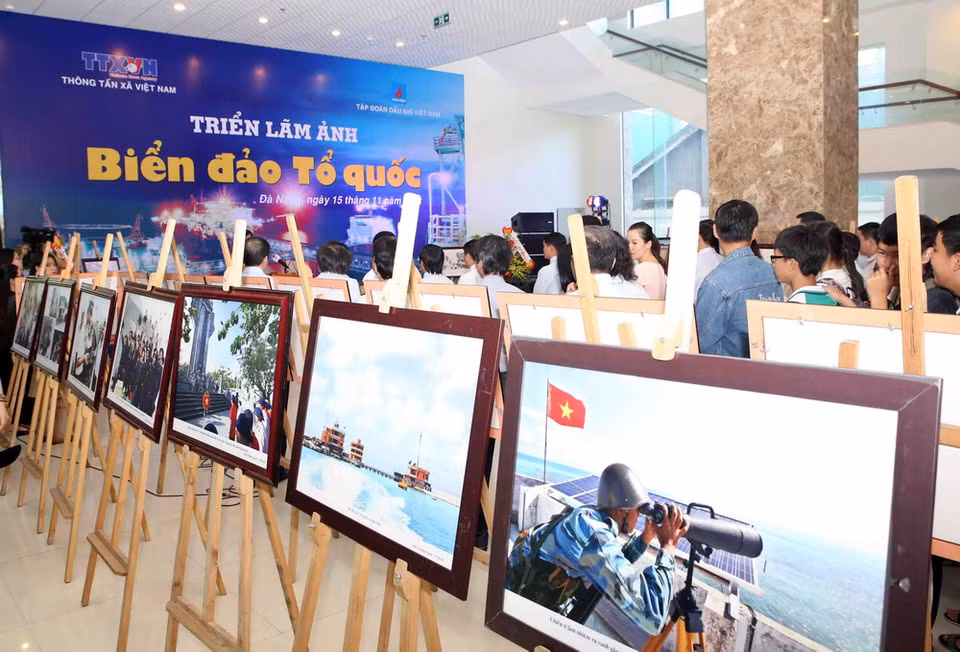 Một góc Triển lãm ảnh. (Ảnh: Trần Lê Lâm/TTXVN)