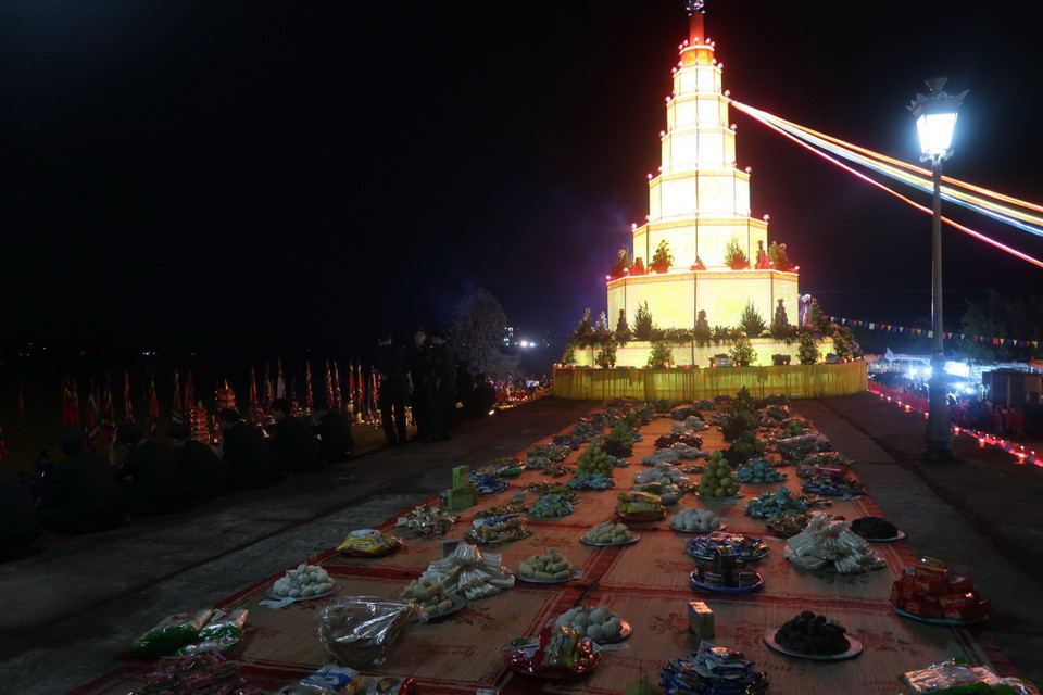 Quang cảnh Lễ cầu an. (Ảnh: Hiền Anh/TTXVN)