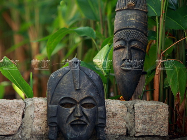 Một tác phẩm của ông Nguyễn Văn Bảy. (Nguồn: Báo Ảnh Việt Nam)