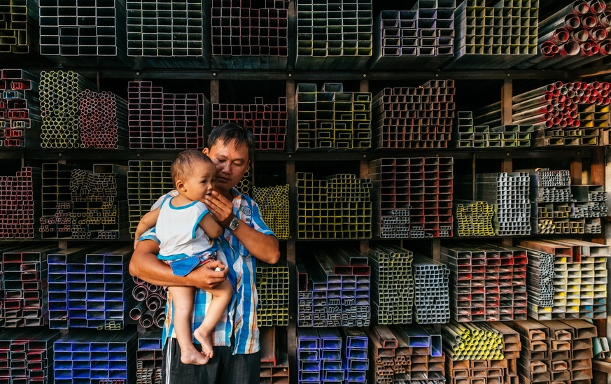 Cửa hàng bán vật liệu xây dựng.