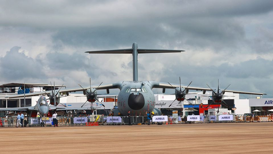 Máy bay vận tải tầm xa A400M của Airbus.
