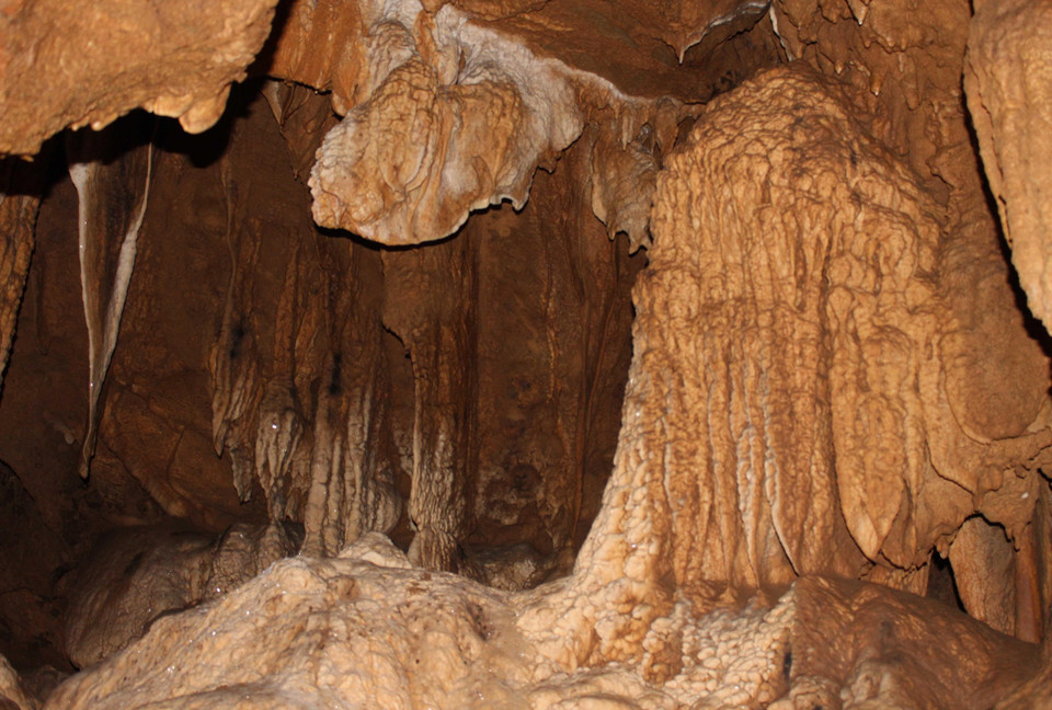 Vẻ đẹp trong hang động Huổi Đáp. (Ảnh: Xuân Tiến/TTXVN)