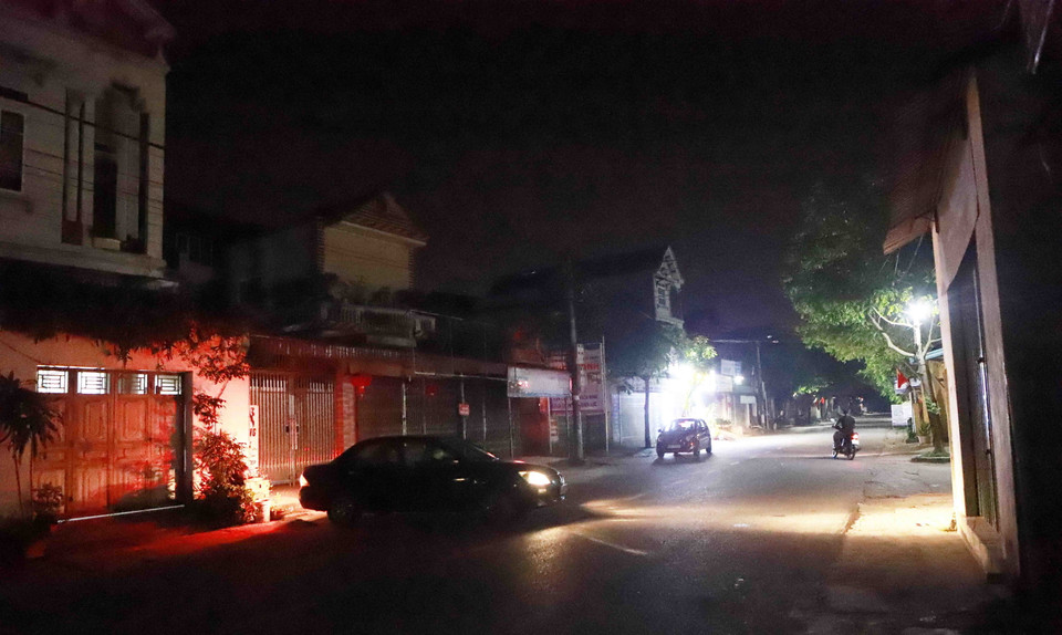 Thôn Tiền Phong, xã Tân Phong huyện Bình Xuyên, Vĩnh Phúc. (Ảnh: Hoàng Hùng/TTXVN)