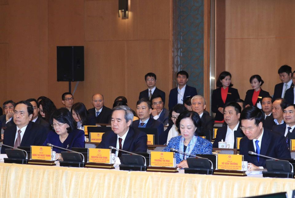 Các đại biểu tham dự hội nghị. (Ảnh: Thống Nhất/TTXVN)