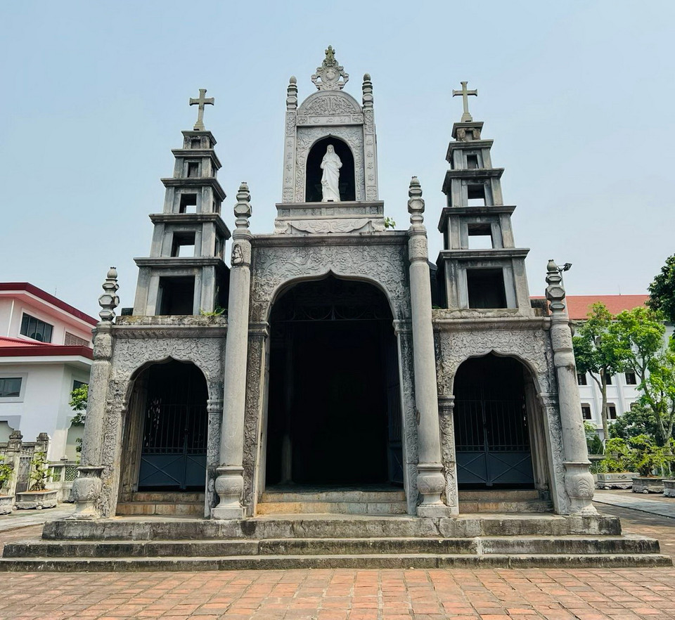 Nhà thờ Trái tim Đức Mẹ (nhà thờ đá). (Ảnh: Vietnam+)