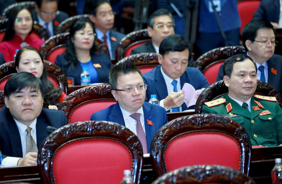 Đại biểu dự bế mạc Đại hội. (Ảnh: Phương Hoa/TTXVN)