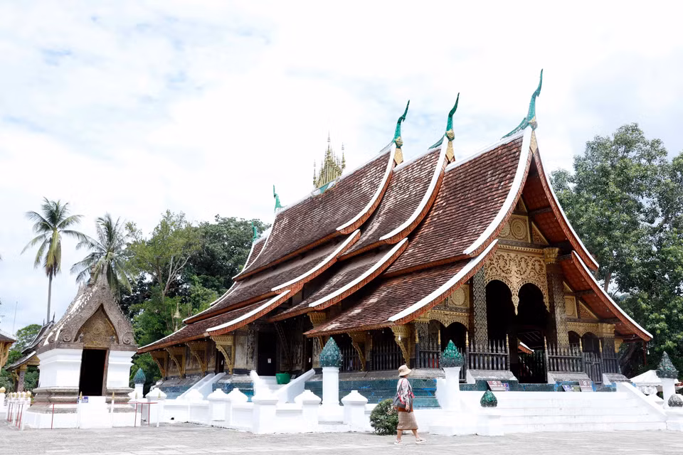 Ngôi chính điện của Chùa Wat Xiengthong. (Ảnh: Phạm Kiên/TTXVN)