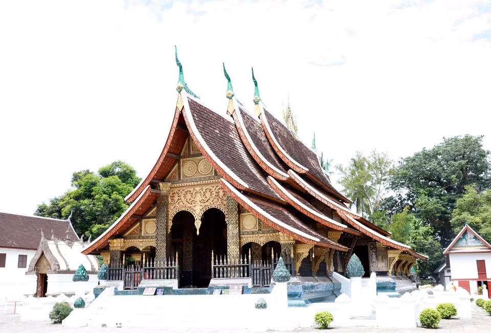 Ngôi chính điện của Chùa Wat Xiengthong. (Ảnh: Phạm Kiên/TTXVN)