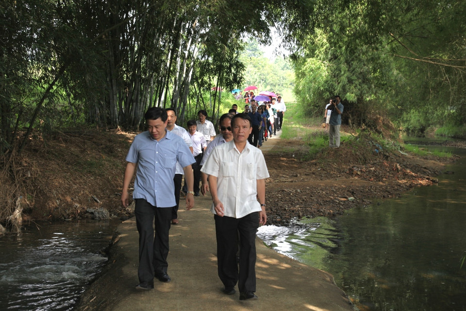 Chương trình do Công đoàn cơ quan và cơ quan Thường trú TTXVN tại Tuyên Quang tổ chức. (Doãn Đức/Vietnam+)