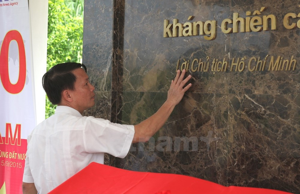 Tổng Giám đốc TTXVN Nguyễn Đức Lợi. (Doãn Đức/Vietnam+)