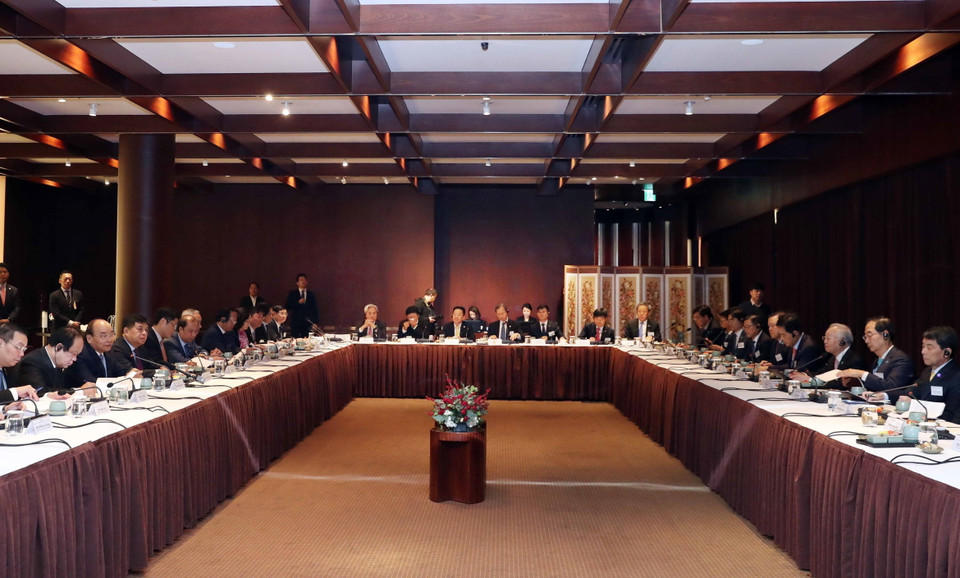 Thủ tướng Nguyễn Xuân Phúc phát biểu. (Ảnh: Thống Nhất/TTXVN)