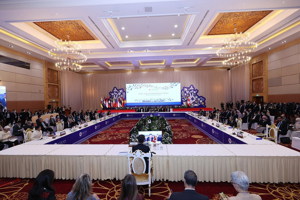 Hội nghị Cấp cao kỷ niệm ASEAN-Canada. (Ảnh: Dương Giang/TTXVN)