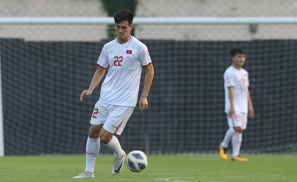 Tiền đạo Nguyễn Tiến Linh. (Ảnh: Hoàng Linh/TTXVN)