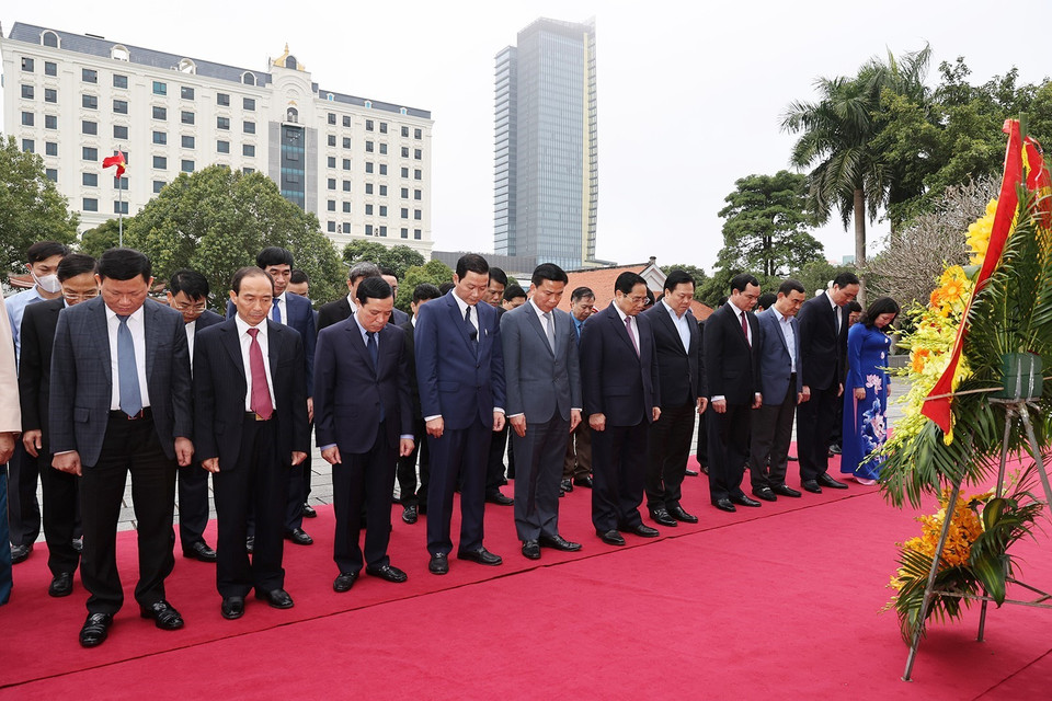 Quang cảnh buổi lễ. (Ảnh: Dương Giang/TTXVN)