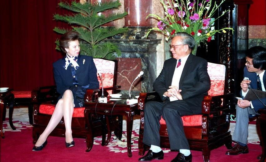 Tổng thống Brazil Fernando Henrique Cardoso đón Chủ tịch nước Lê Đức Anh thăm chính thức Brazil, tháng 10/1995. (Ảnh: Cao Phong/TTXVN)