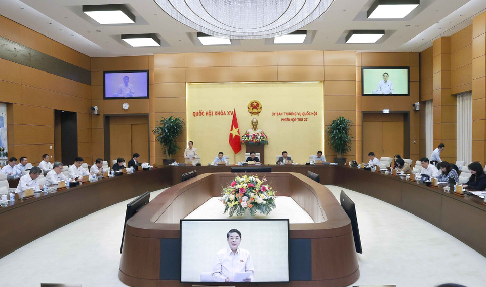 Phó Chủ tịch Quốc hội Nguyễn Đức Hải phát biểu. (Ảnh: Doãn Tấn/TTXVN)