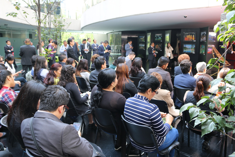 Toàn cảnh lễ khai mạc Tuần Việt Nam tại Thượng viện Mexico. (Ảnh: Việt Hòa/Vietnam+)