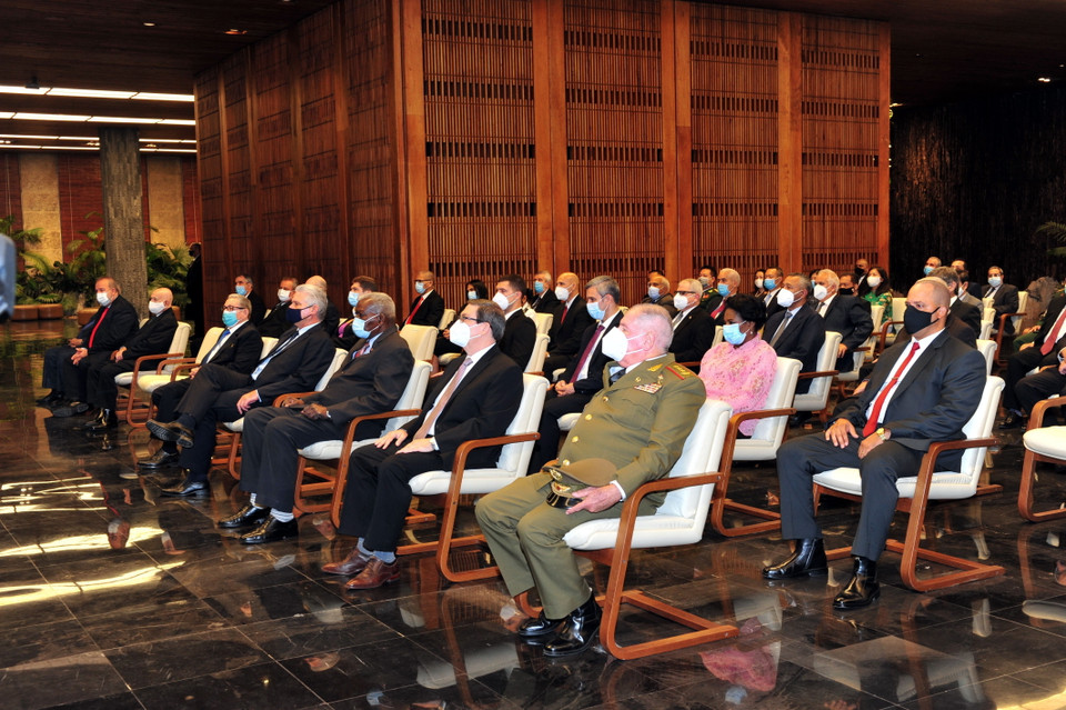 Quang cảnh buổi lễ. (Ảnh: Vũ Hà Lê/TTXVN)