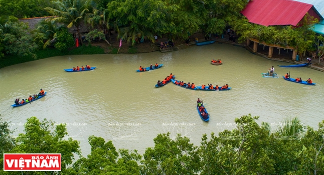  Một góc khu du lịch Lan Vương (Bến Tre). (Ảnh: Nguyễn Luân)