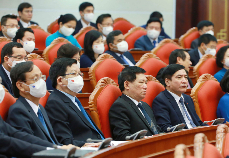 Các đại biểu dự phiên bế mạc hội nghị. (Ảnh: Phương Hoa/TTXVN)