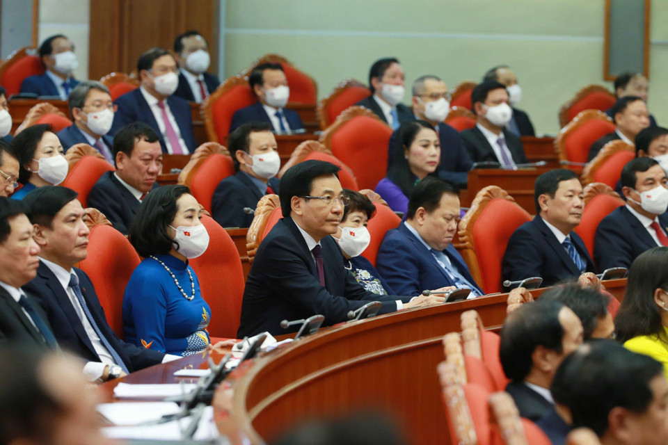 Các đại biểu dự phiên bế mạc hội nghị. (Ảnh: Phương Hoa/TTXVN)