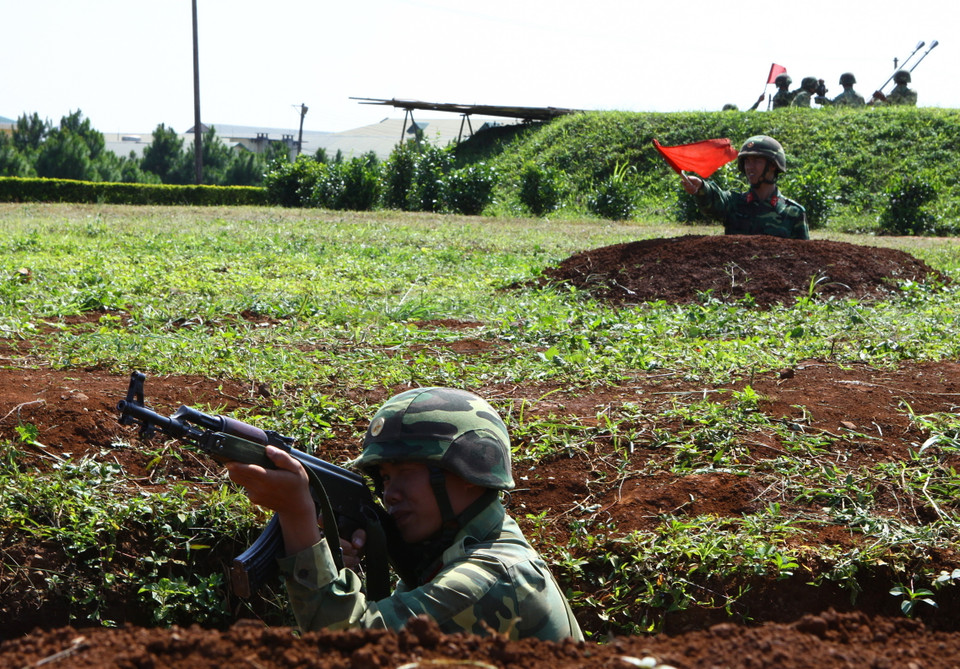 Lữ đoàn Phòng không 234, Quân đoàn 3 luôn chú trọng nhiệm vụ huấn luyện, luyện tập chuyển trạng thái sẵn sàng chiến đấu cơ động trước mọi tình huống để bảo vệ vùng trời thiêng liêng của Tổ quốc. (Ảnh: Dương Giang/TTXVN)