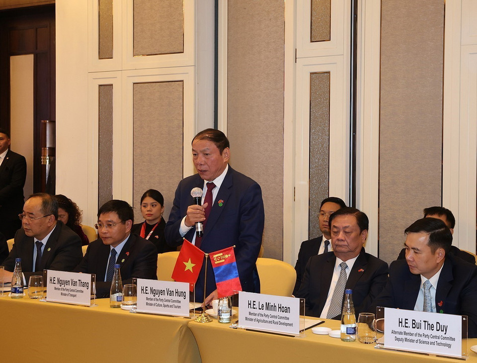 Bộ trưởng Bộ Văn hóa, Thể thao và Du lịch Việt Nam Nguyễn Văn Hùng phát biểu. (Ảnh: Trí Dũng/TTXVN)