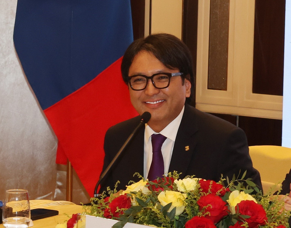 Phó Thủ tướng Mông Cổ Dojkhand Togmidyn phát biểu. (Ảnh: Trí Dũng/TTXVN)