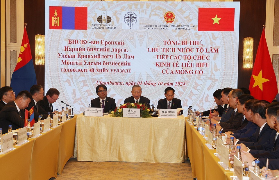 Tổng Bí thư, Chủ tịch nước Tô Lâm phát biểu. (Ảnh: Trí Dũng/TTXVN)