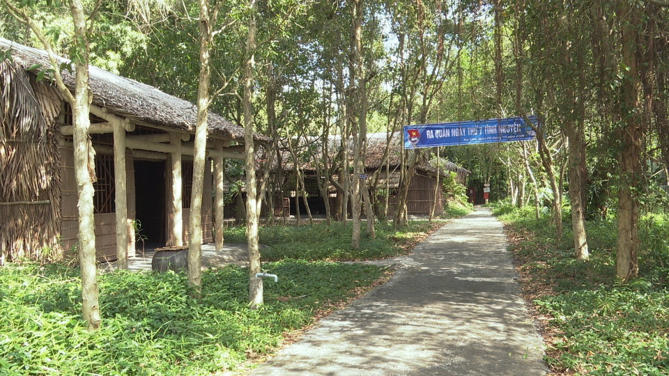 Di tích lịch sử Căn cứ Cái Chanh (Bạc Liêu) được xếp hạng Di tích quốc gia đặc biệt. (Ảnh: Chanh Đa/TTXVN)