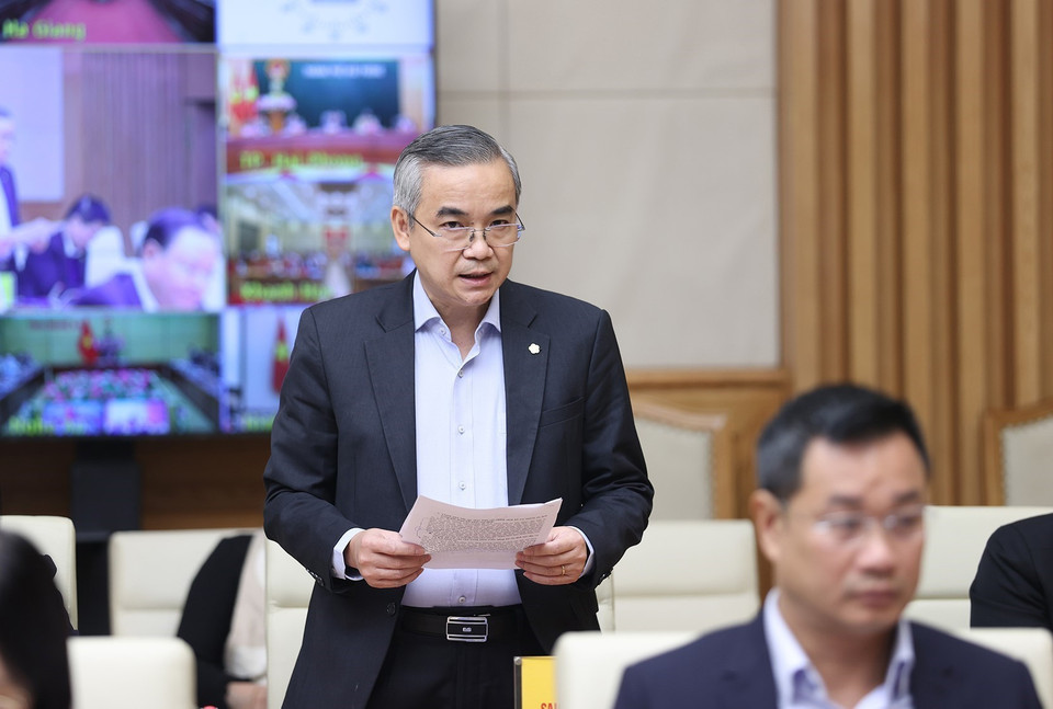 Phó Tổng giám đốc Tổng Công ty du lịch Sài Gòn Võ Thành Tài phát biểu. (Ảnh: Dương Giang/TTXVN)