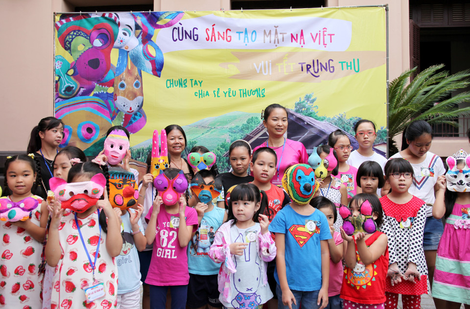 Dự án này do một nhóm giảng viên, sinh viên trường Đại học Mỹ thuật Việt Nam tổ chức.(Ảnh: Doãn Đức/Vietnam+)