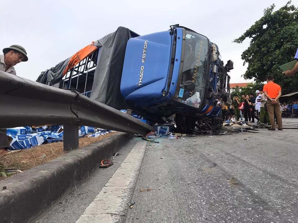 Hiện trường vụ việc. (Ảnh: CTV Nguyễn Huệ).