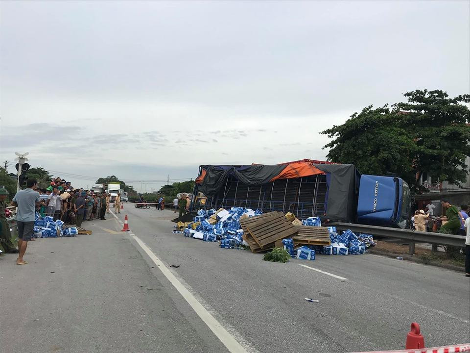 Hiện trường vụ việc. (Ảnh: CTV Nguyễn Huệ).