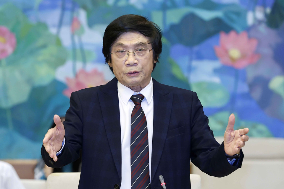 Ông Trần Ngọc Chính, Chủ tịch Hội Quy hoạch và Phát triển Đô thị Việt Nam phát biểu. (Ảnh: Doãn Tấn/TTXVN)