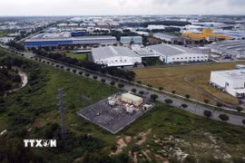Một khu công nghiệp ở tỉnh Bình Dương. (Ảnh: Huy Hùng/TTXVN)
