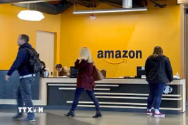Trụ sở Amazon tại Seattle (Mỹ). (Ảnh: Kyodo/TTXVN)